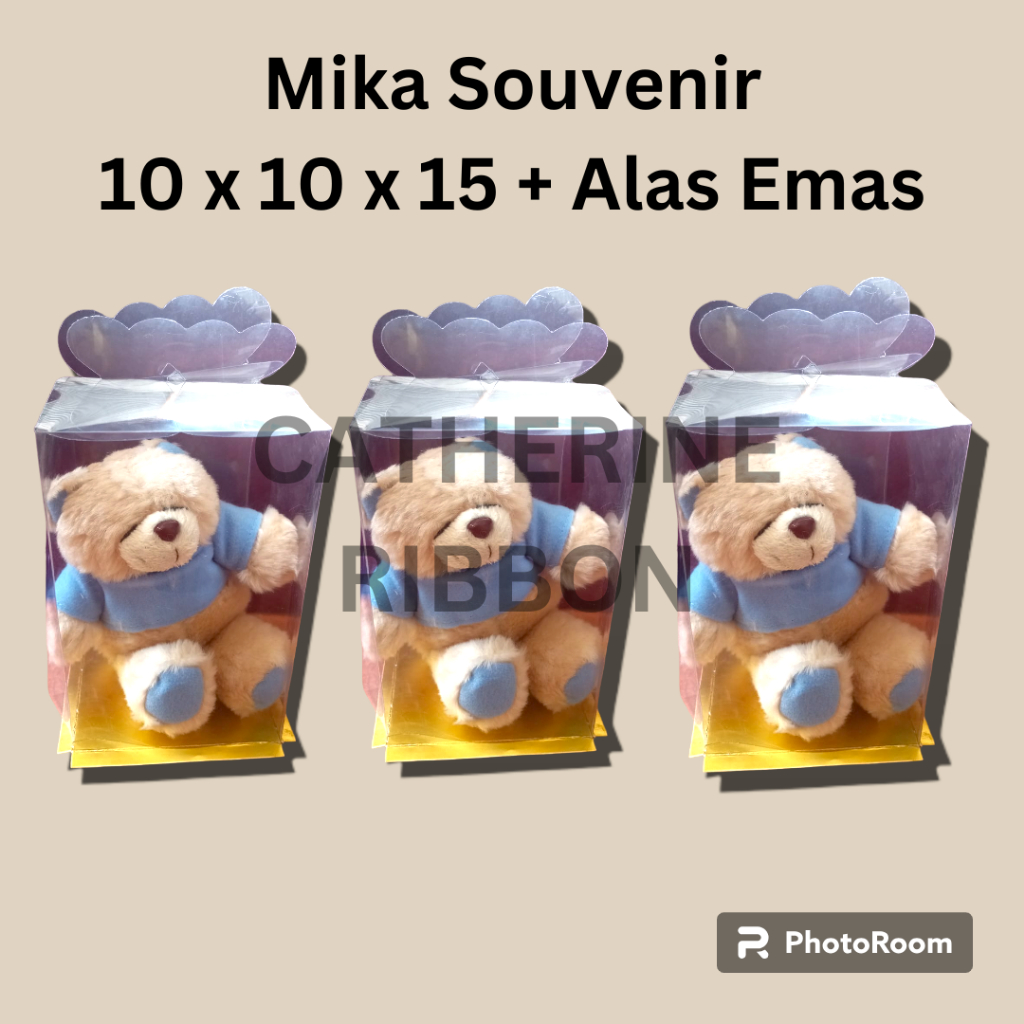 Mika SOUVENIR SIZE 10X10X15 / MIKA GRADUATION / MIKA DOLL / WADAH ECO GRADUATION DOLL