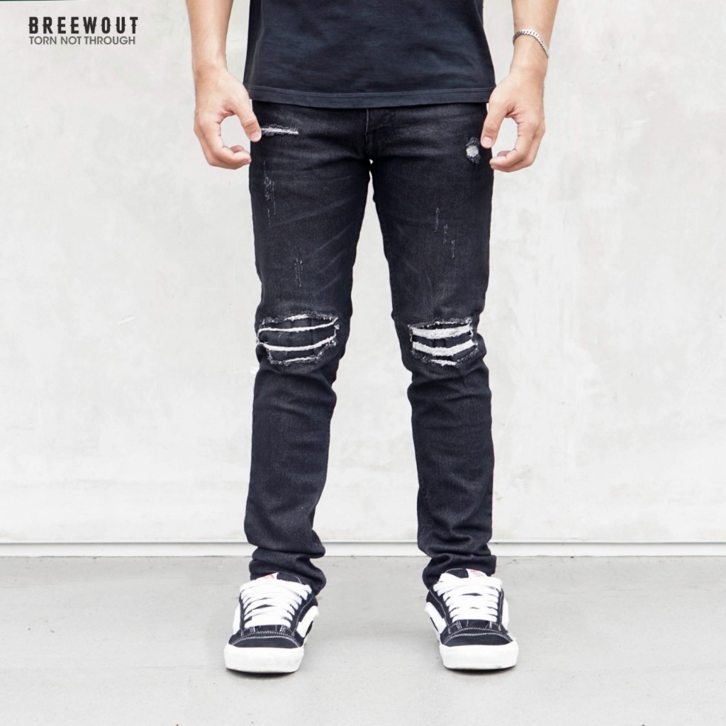 Vd - men's trousers / Latest ripped trousers / skiny streetch trousers / Men's ripped Denim Jeans can be paid on the spot