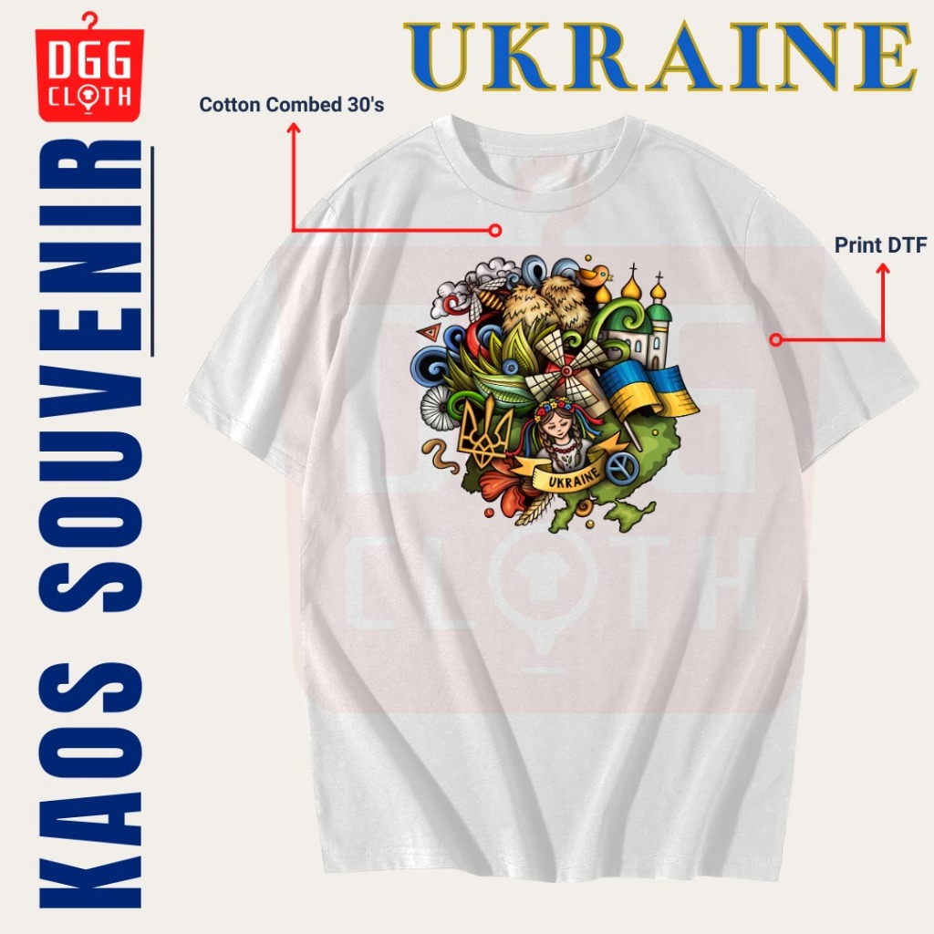 Dggclothing T-Shirts By Ukraine T-Shirts, The Latest Ukraine Souvenir Clothes, Adults, Children, Many Variants Of Type 4 Images