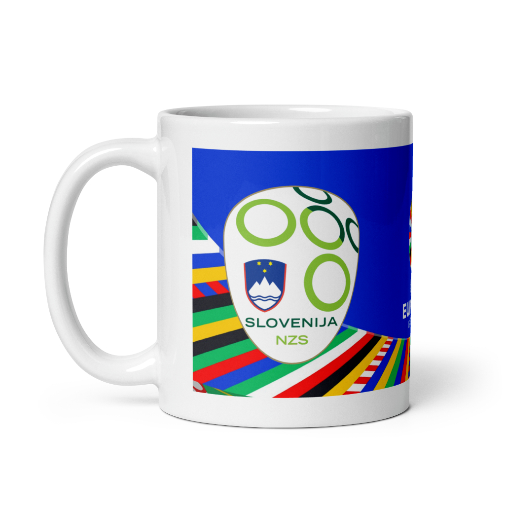 Euro Mug 2024 Euro Glass 2024 Souvenir Mug Custom Print Print Mug Slovenia v1