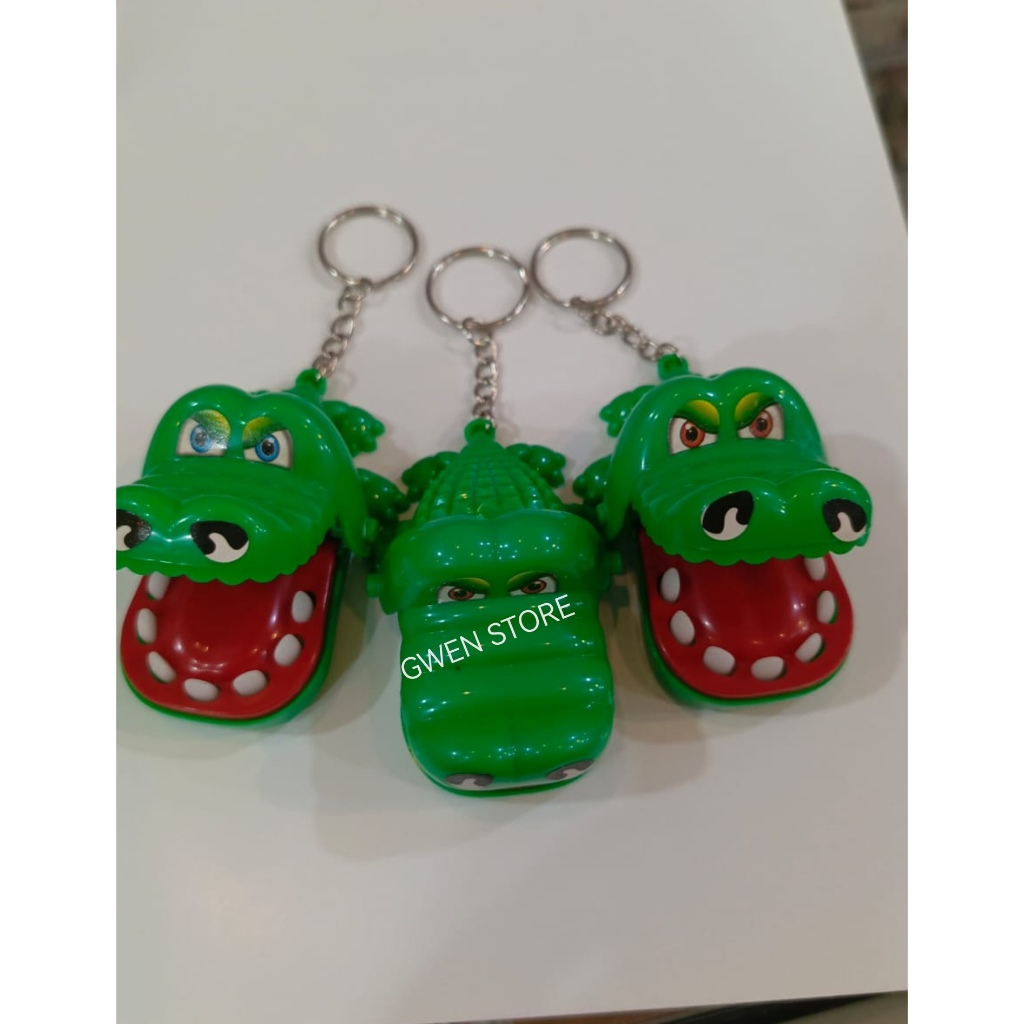 GANTUNGAN Accessories Gk Crocodile Squeeze Teeth/Crocodile trap Keychain/Crocodile Teeth trap/Crocodile Teeth Squeeze