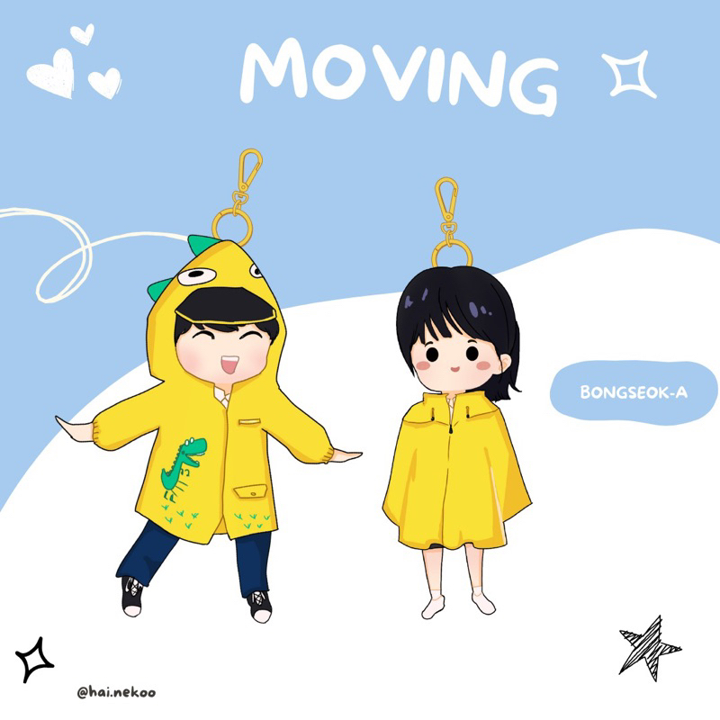 Moving KDRAMA KEYCHAIN | Moving FANKIT | Moving MERCHANDISE STICKER