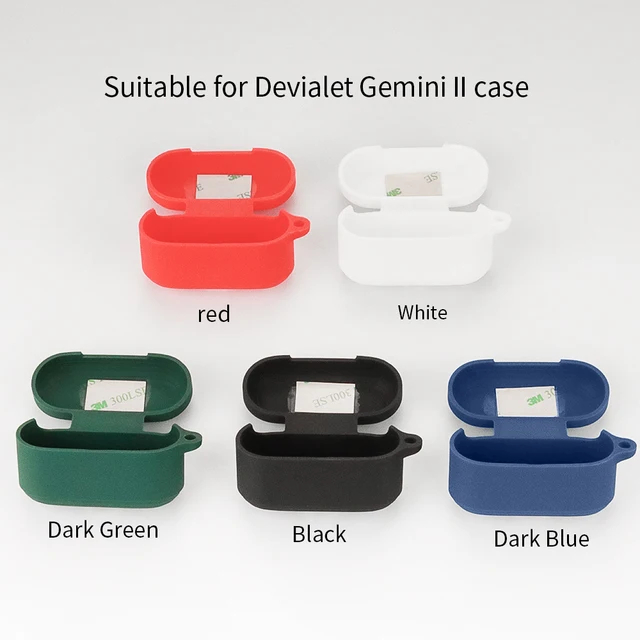 Case Casing Cover Silicone Protective Devialet Gemini 2 TWS / Gemini II + Carabiner