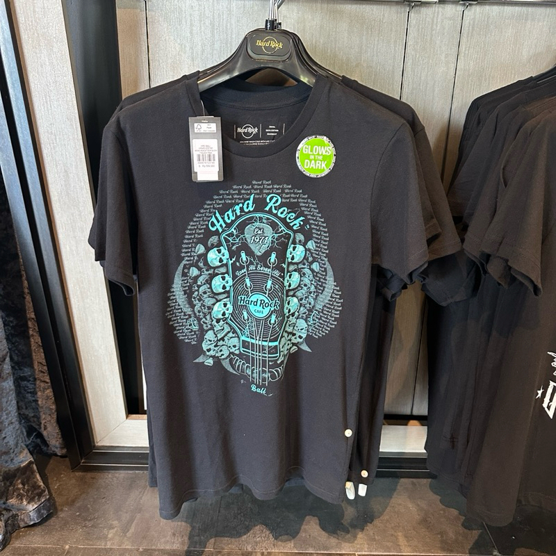 Hardrock CAFE BALI t-shirt GITD official merchandise NEW ORIGINAL 100%