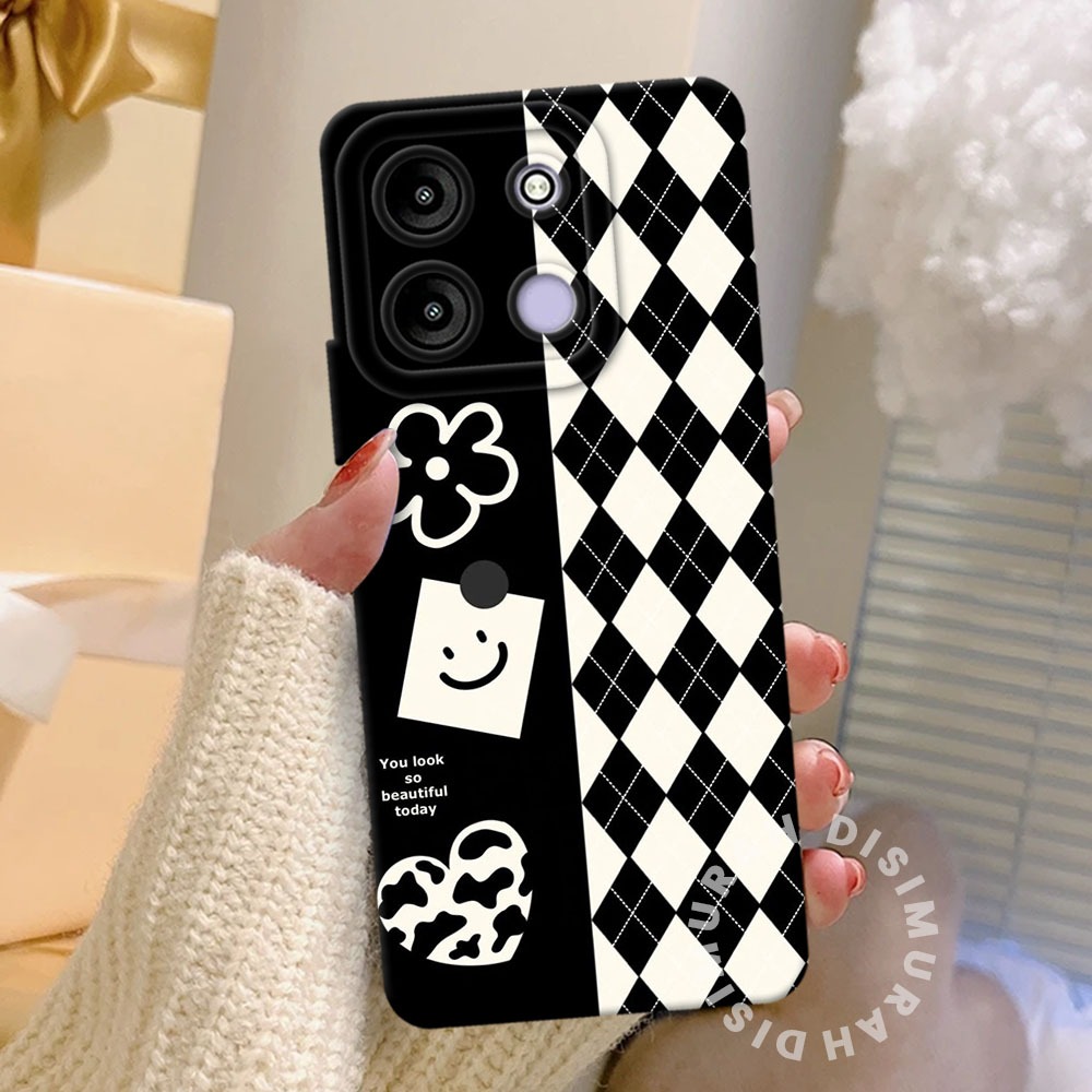 HP ITEL A60/A60S Phone Case - Fashion Case Mix (SH03) - Other types via chat - Latest - Cheap - Rubber Softcase - Pro Camera Case