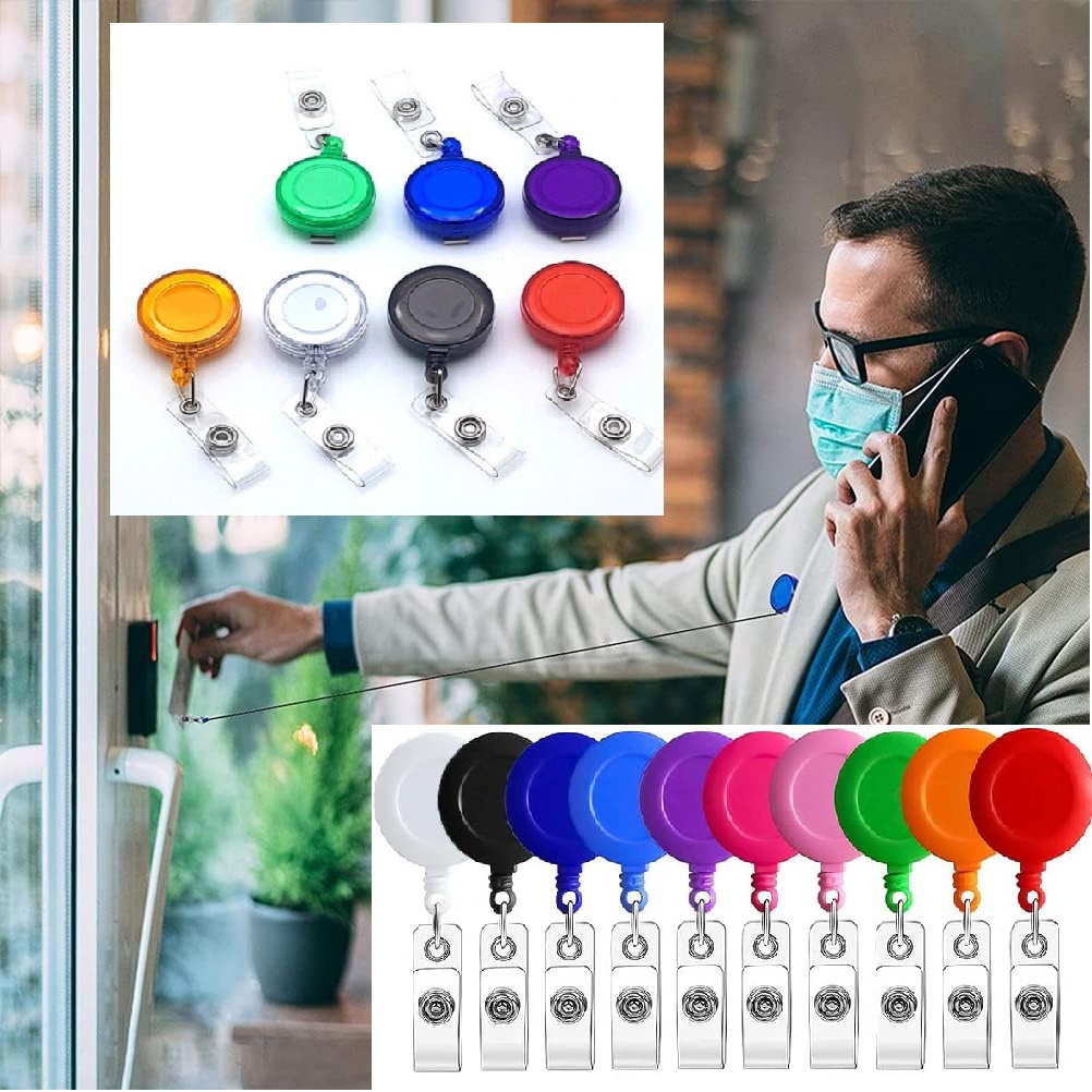 Hans !! YOYO TARIK NAME TAG ID CARD/ Solid CARD HOLDER/ Transparent and Solid Color Nem Teg Transparent Standard Combo Hang CARD Acces Apartment Apartment Parking Car Motorcycle Access Work Entrance Access ID ID CARD HOLDER ULUR OK Clip