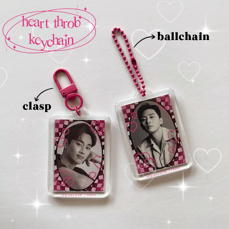 GANTUNGAN [READY] K-drama Actor Heart Throb Acrylic Keychain/Acrylic Keychain Actor Korean Drama Ganci Sogan PARK SEO JOON CHA EUN WOO KIM SEON HO BYEON WOO SEOK KIM SO HYUN SONG KANG LEE DO HYUN CHOI HYUN Wook