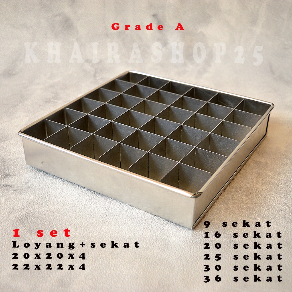 20x20 And 22x22 cm Bulk Brownie Pans Grade A Brownie Mold Brownie Divider Pans