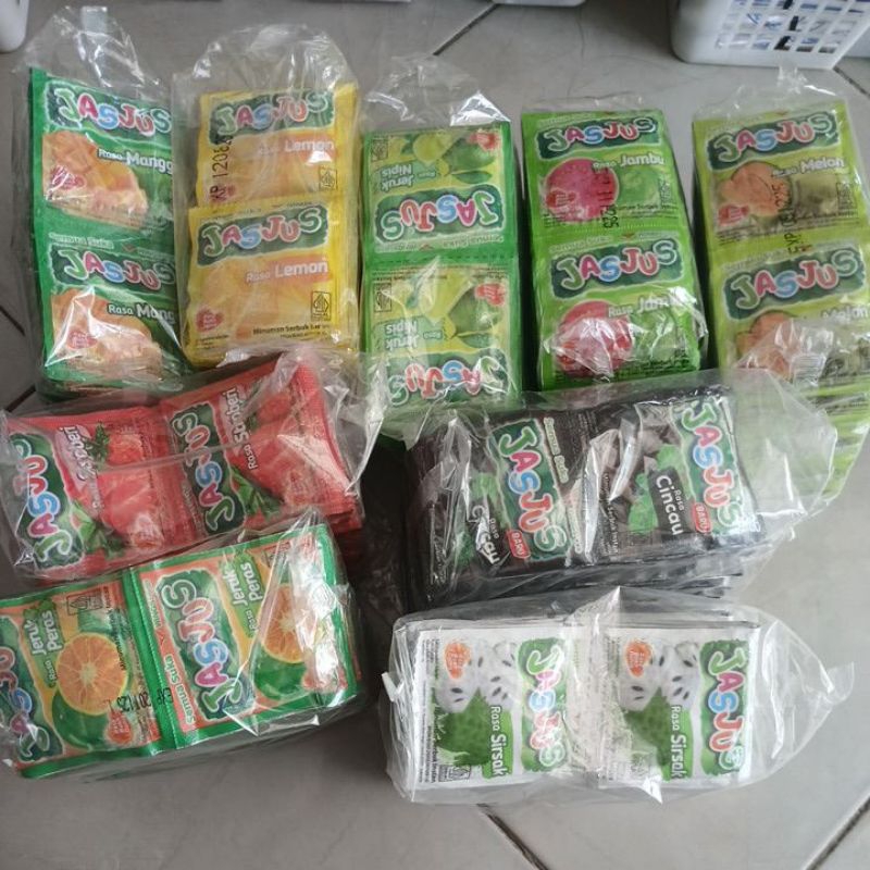 Jasjus packaging, 1 pack contains 5 packs, 1 pack contains 10 pieces