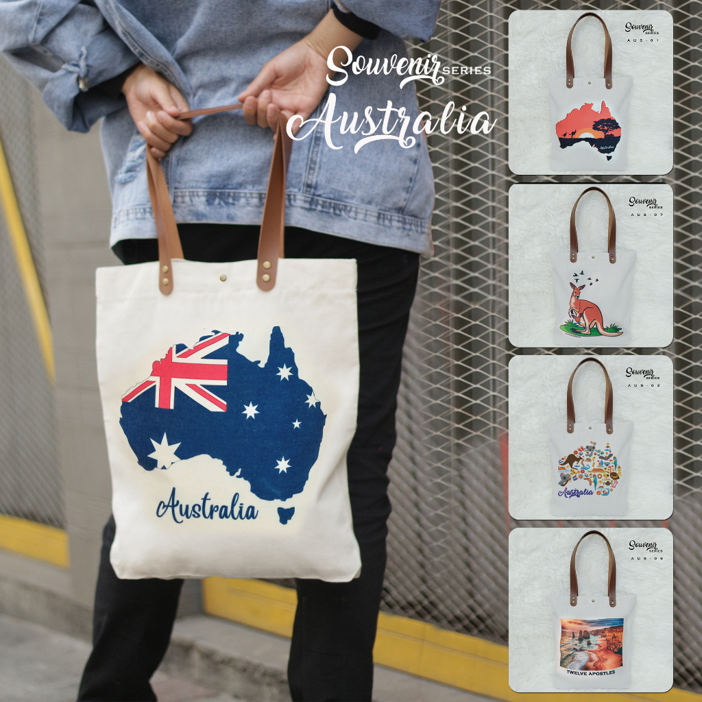 Totebag Canvas Series Australian Souvenir Bag By Australia