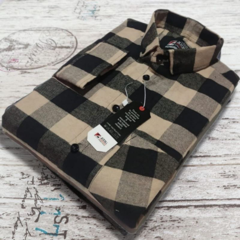 KEMEJA ️Men's and Women's Flannel Shirts [LATEST SULTAN MOTIF] Long Sleeve Distro Checked Flannel Motif