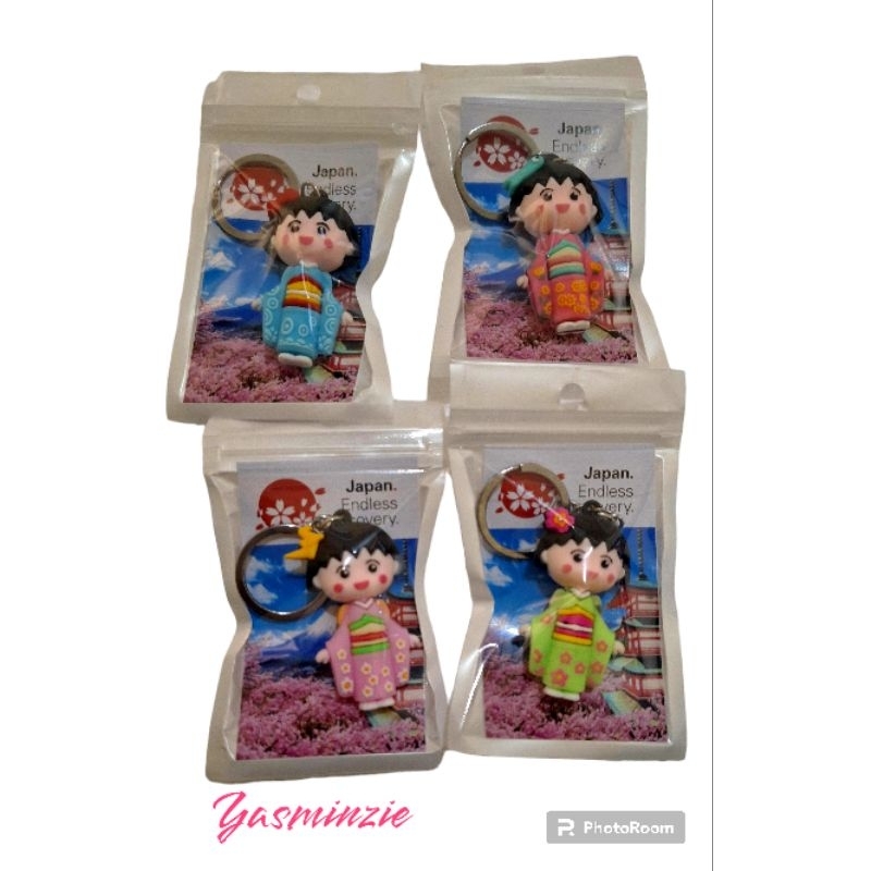 GANTUNGAN Japanese souvenir Kimono Keychain