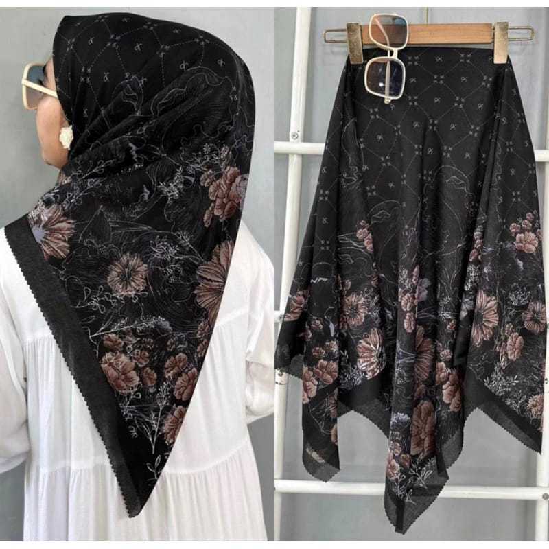 NEWEST MOTIF HIJAB 2025/ SQUARE MOTIF HIJAB