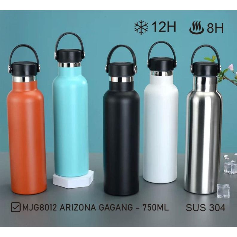 TERMOS Tumbler Arizona Handle 750ml - Thermos Drinking Water Bottle Vacuum flask sultan Arizona Stainless Steel Heat Resistant souvenir tumbler custom Promotion Importer tumbler Thermos Importer