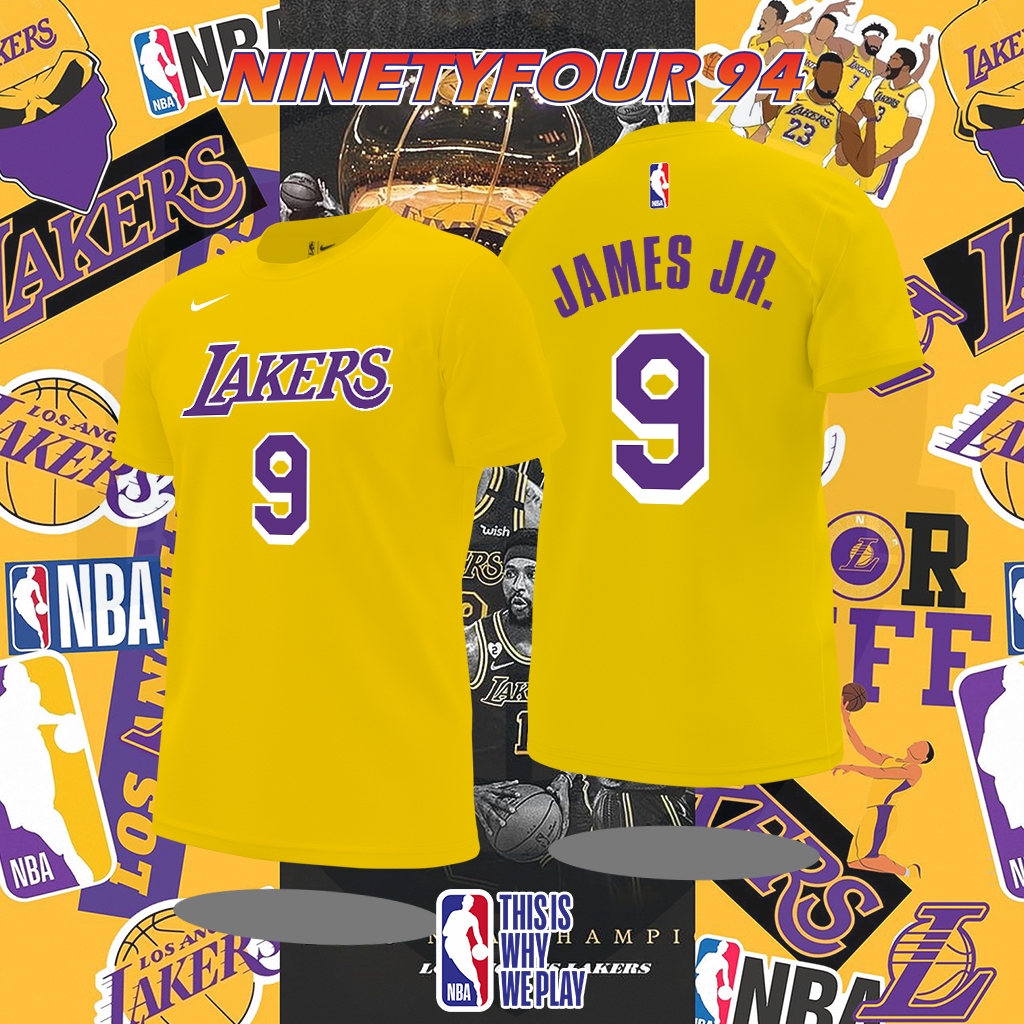 Nba LA LAKERS Basketball T-Shirt T-Shirt NO 9 BRONNY JAMES