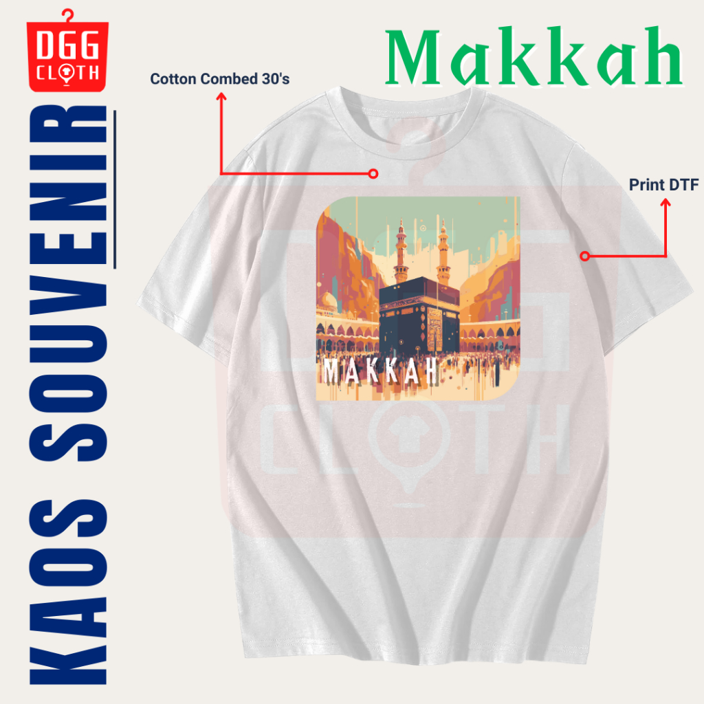 Dggclothing T-Shirts By Mecca Makkah, The Latest Saudi Arabian Souvenir Clothes, Many Variants Of Type 3 Images