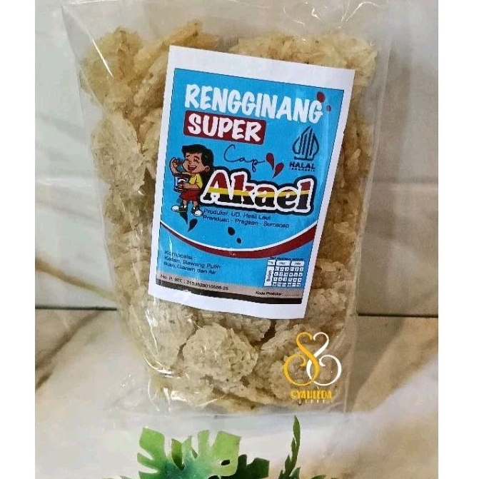 Raw Fish Rengginang in the Shape of a Typical Madurese Coin [400 gr] Cap Akael