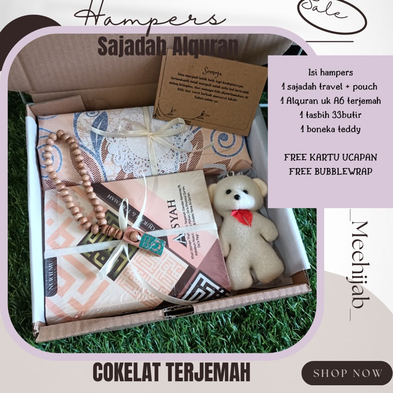 *MEEHiJAB* HAMPERS AL-QURAN PRAYER RUGS BIRTHDAY GIFT GRADUATION WEDDING GIRL