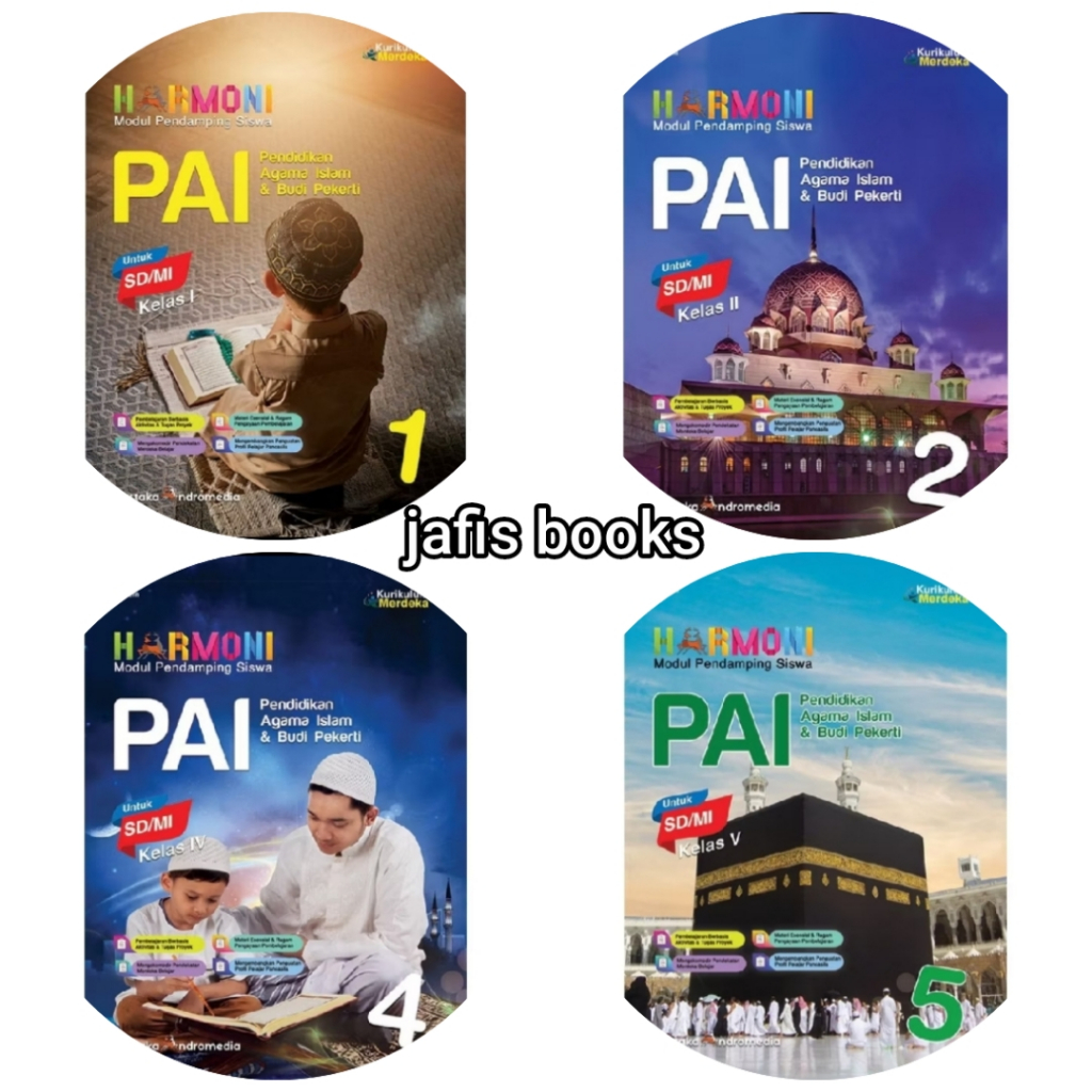 Unit Price Book Module Of Islamic Religious Harmony Independent Curriculum For SD/mi Class 1,2,4,5 andromedia Publishers