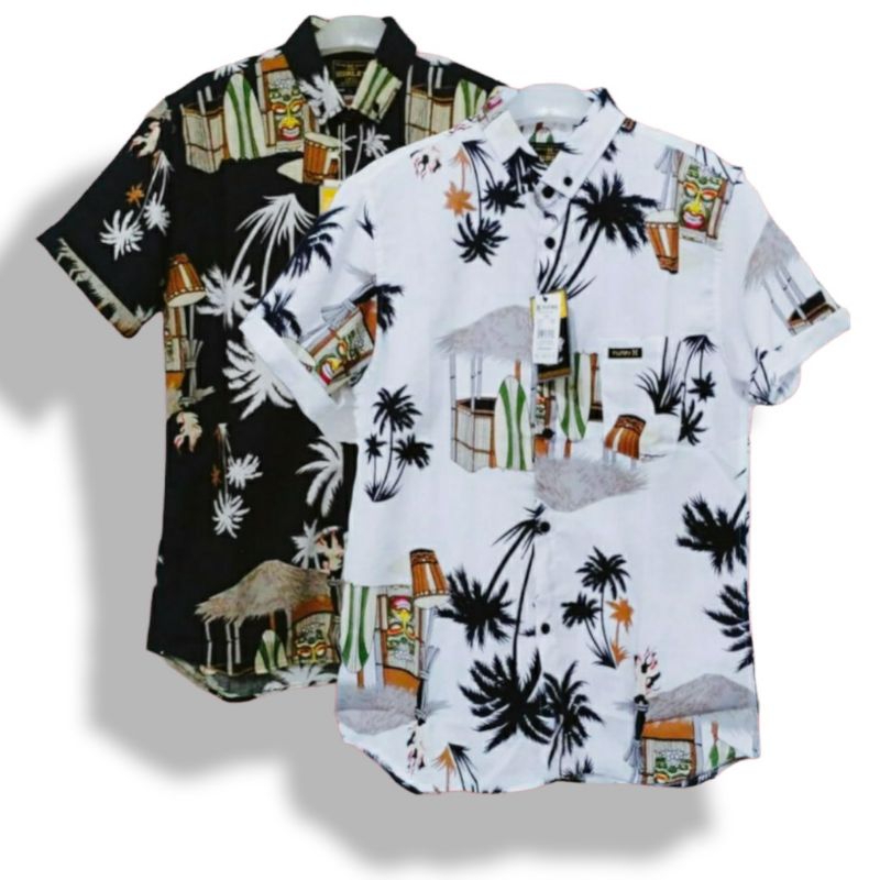 KEMEJA NEWEST GUBUG MOTIF SHIRT/SHORT-SLEEVED MEN'S SHIRT