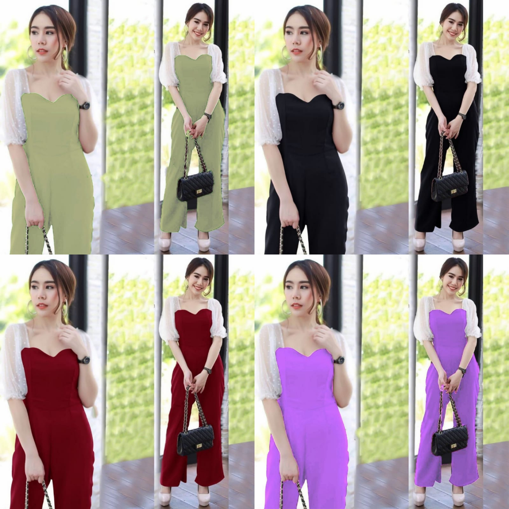 Priyanka Jumpsuit/New Combi Tile Scuba Jumpsuit Good Quality/
