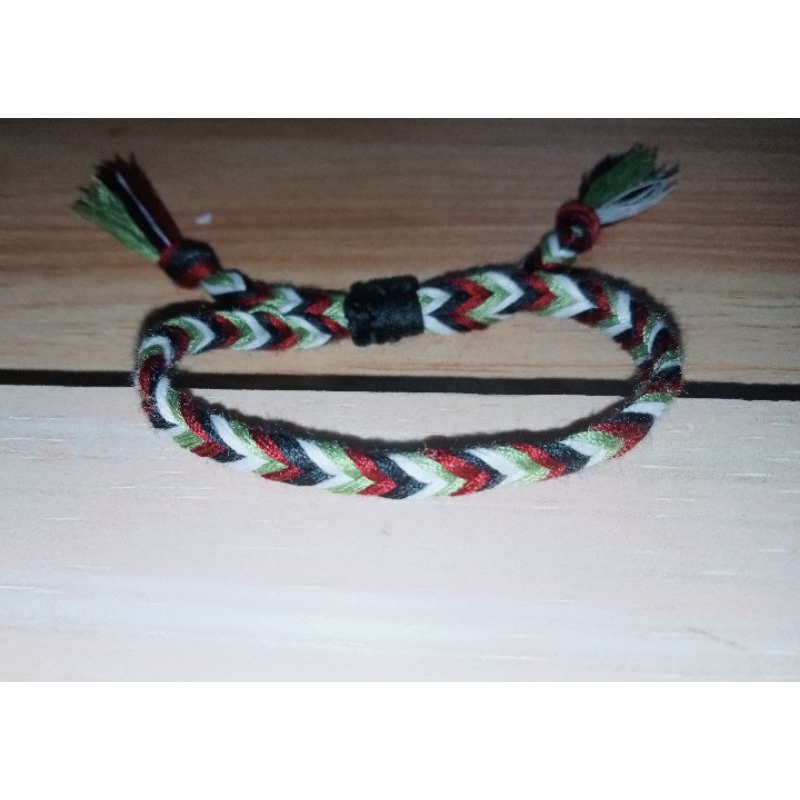 Rope Bracelet/solidarity Bracelet/human solidarity/Palestine motif Braid Bracelet