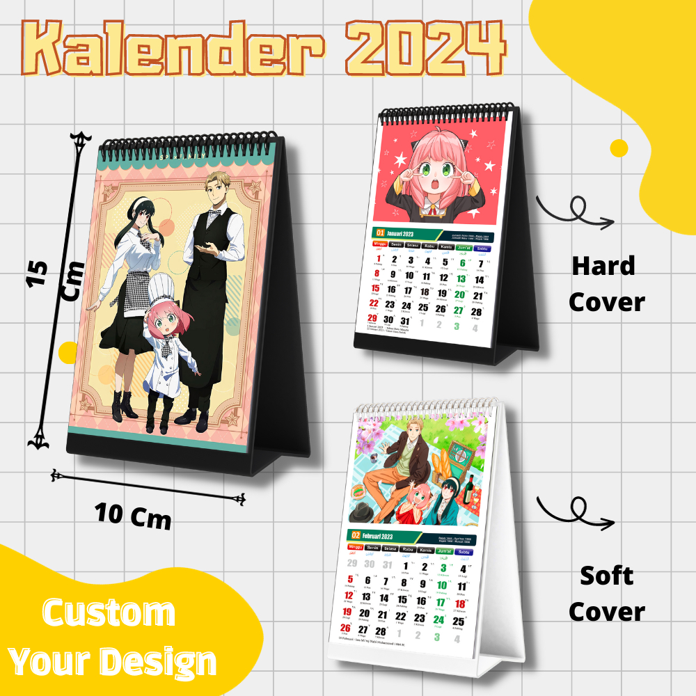Calendar / desk Calendar 2025 Anime Spy X family / accept Custom calendars