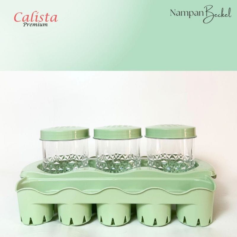 Latest Luxury Eid Beckel Tray Set Jars/3 Jars with 10 Hole Aqua Trays