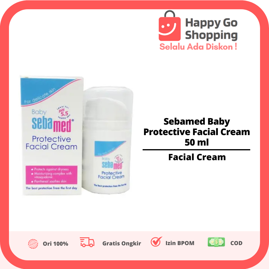 Sebamed Baby Protective Facial Cream 50 ml - Baby Moisturizing Facial Cream