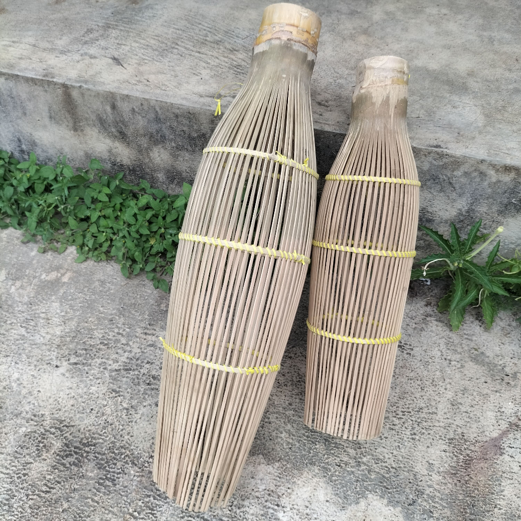 Osom Filter Made Of Bamboo For Water Pools Or empang With carang Woven