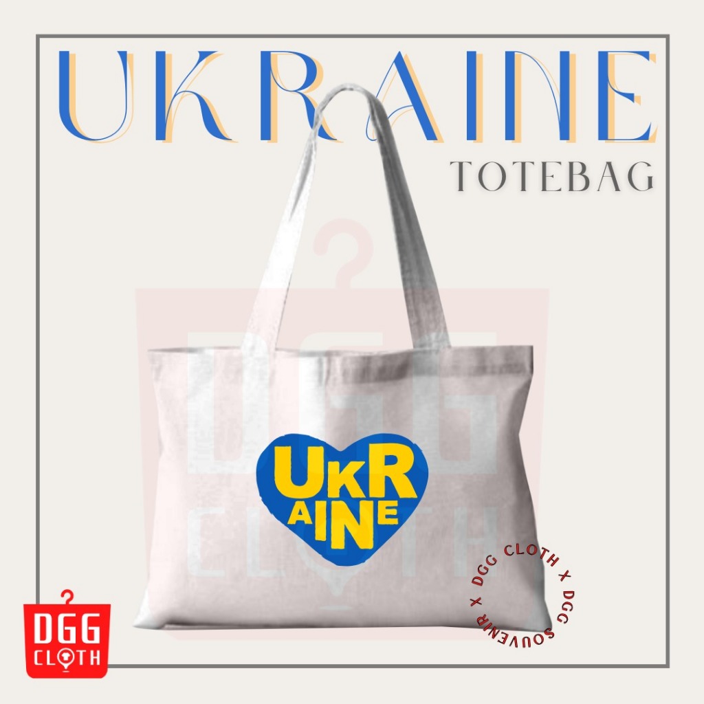 Dggcloth Tote Bag Souvenir Ukraine Screen Printing By By Ukraine Premium Velvet Material With Velcro Type 2