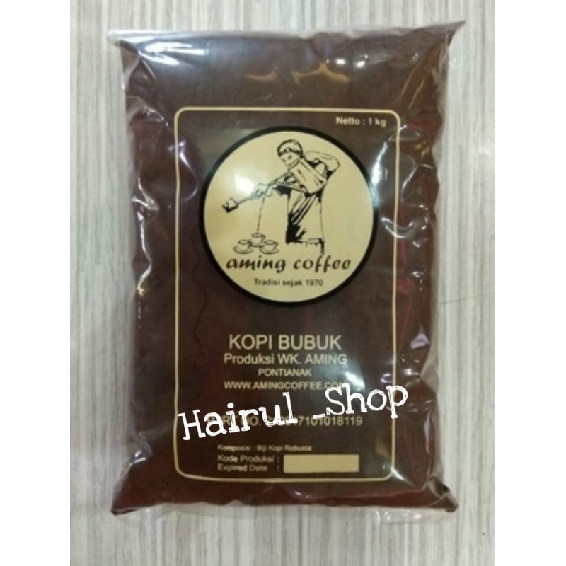 Aming Ground Coffee 1 Kg Typical of Pontianak