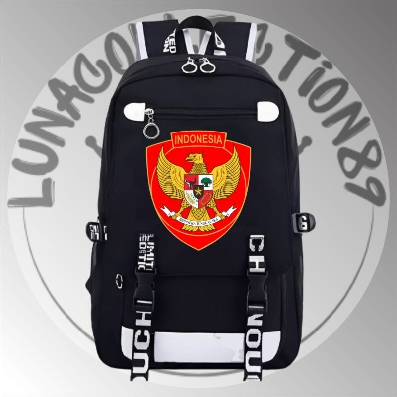 Garuda Indonesia's Latest School Backpack DTF Screen Printing Premium Girls/Bag For Junior High School Kindergarten Paud Lc_89