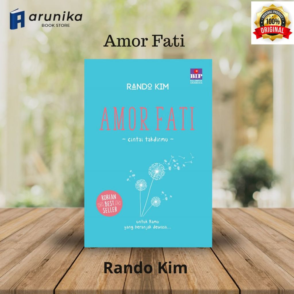 Amor Fati Cintai Takdirmu Book - For you who steps to adults by Rando Kim Original/