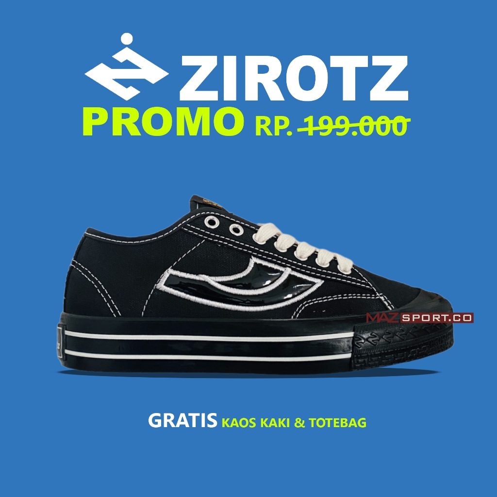 Zirotz FOOTWEAR - School Sneakers Shoes Men Women Flexion Black Underground