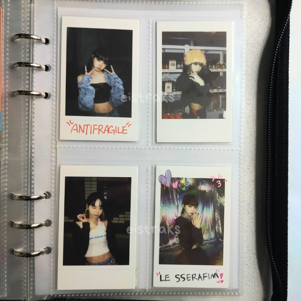 Official Instant POLAROID CHAEWON LESSERAFIM ANTIFRAGILE INSPO MD MERCH