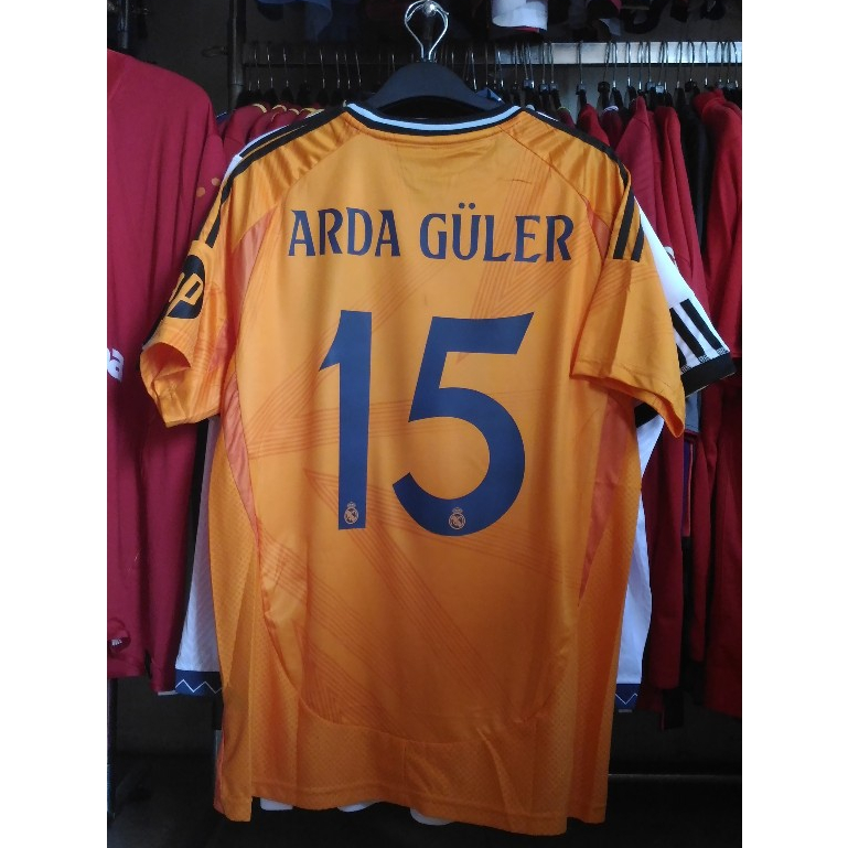 Go Madrid Soccer Jersey 2024 2025 Away ARDA GULER 15