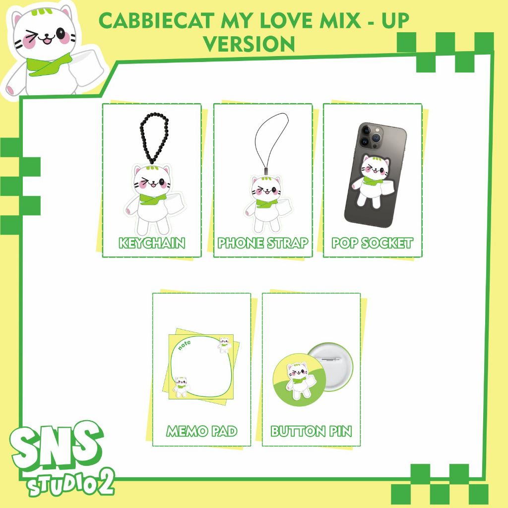MARCHANDISE GMM FANDAY - CABBIECAT MY LOVE MIX - UP (GEMINI FORTH)