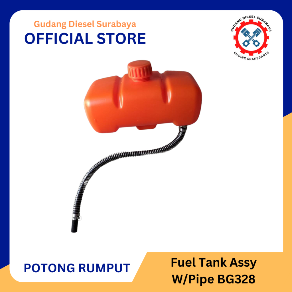 Fuel Tank Assy W/Pipe | Tangki Bensin Komplit Mesin Potong Rumput 328