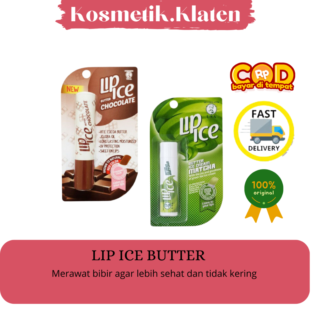 Lip Ice Butter Cream 2.2 gr |Matcha | Chocolatte