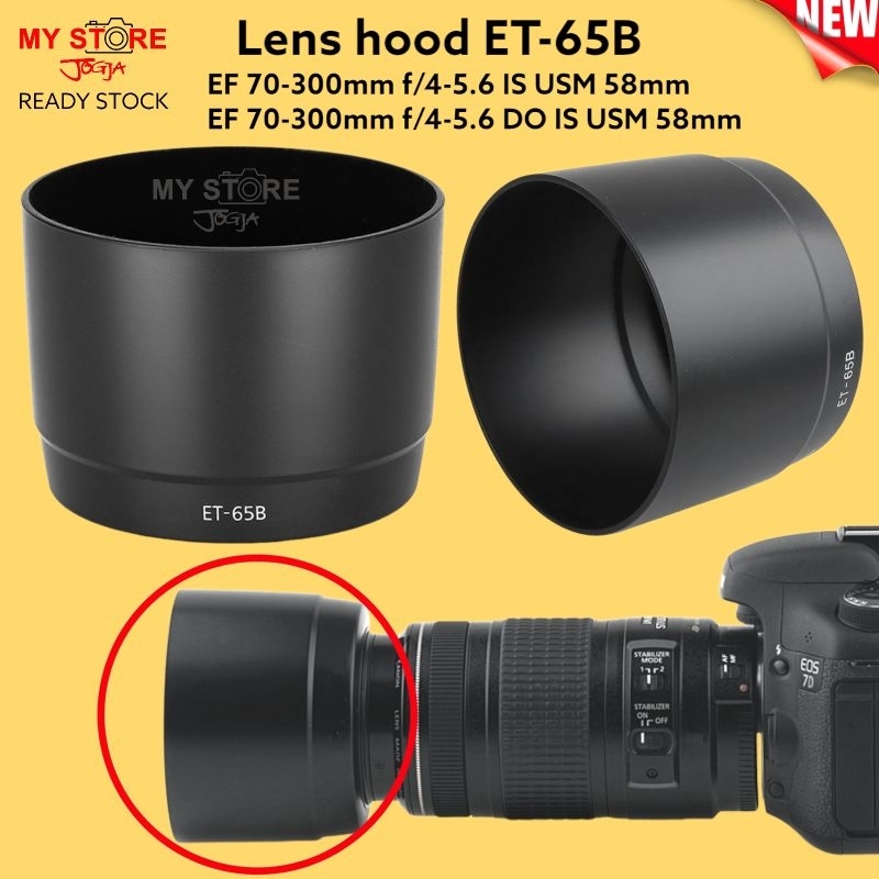 Lens hood ET-65B Lens hood for canon EF 70-300mm f/4-5.6 IS USM EF 70-300mm f4.5 DO IS USM