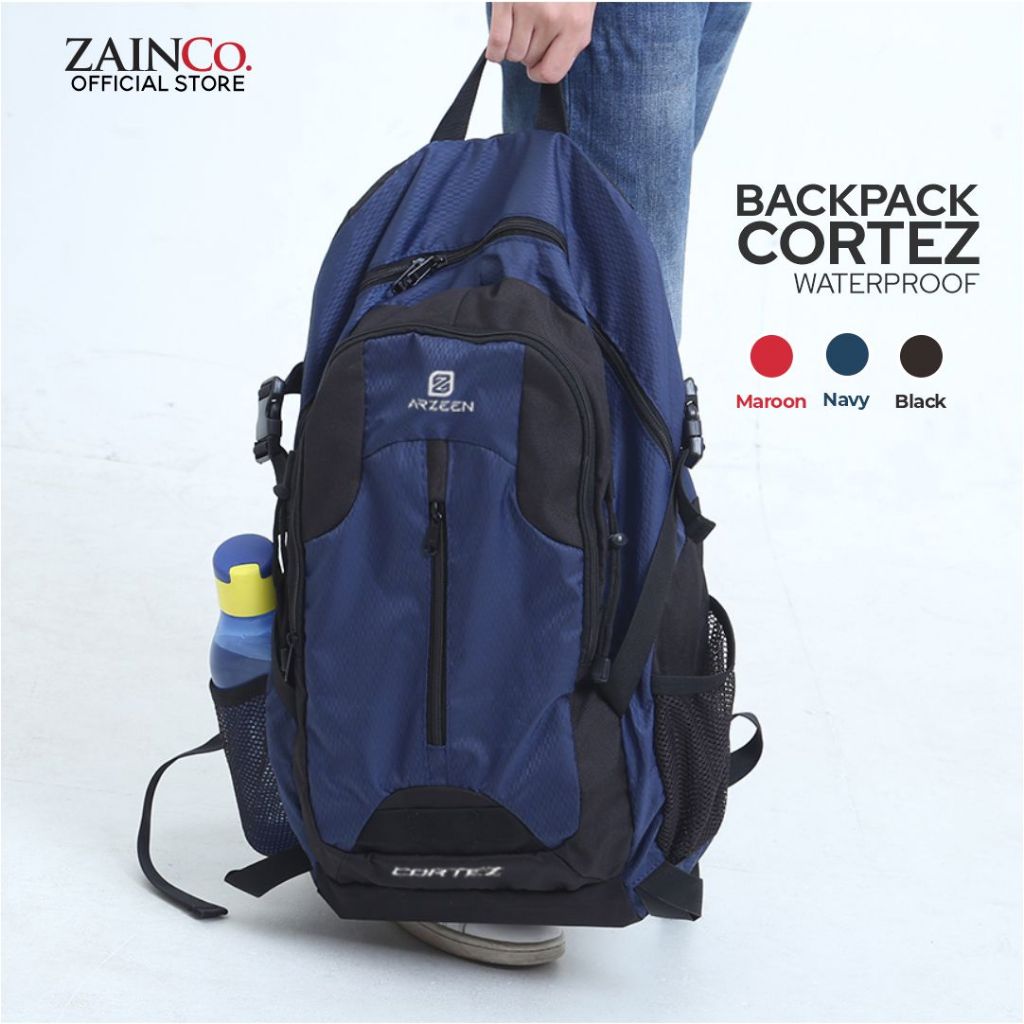Zainco Store - CORTEZ BACKPACK BACKPACK BY ARZEEN MEN'S WATERPROOF BACKPACK WATERPROOF OUTDOOR BAG LAPTOP BACKPACK MEN'S WOMEN'S WATERPROOF BACKPACK FASHION BACKPACK BACKPACK MEN'S WOMEN'S BAG SCHOOL BACKPACK TEENAGE BAG ELBRUS MEN'S BACKPACK 25 Ltr