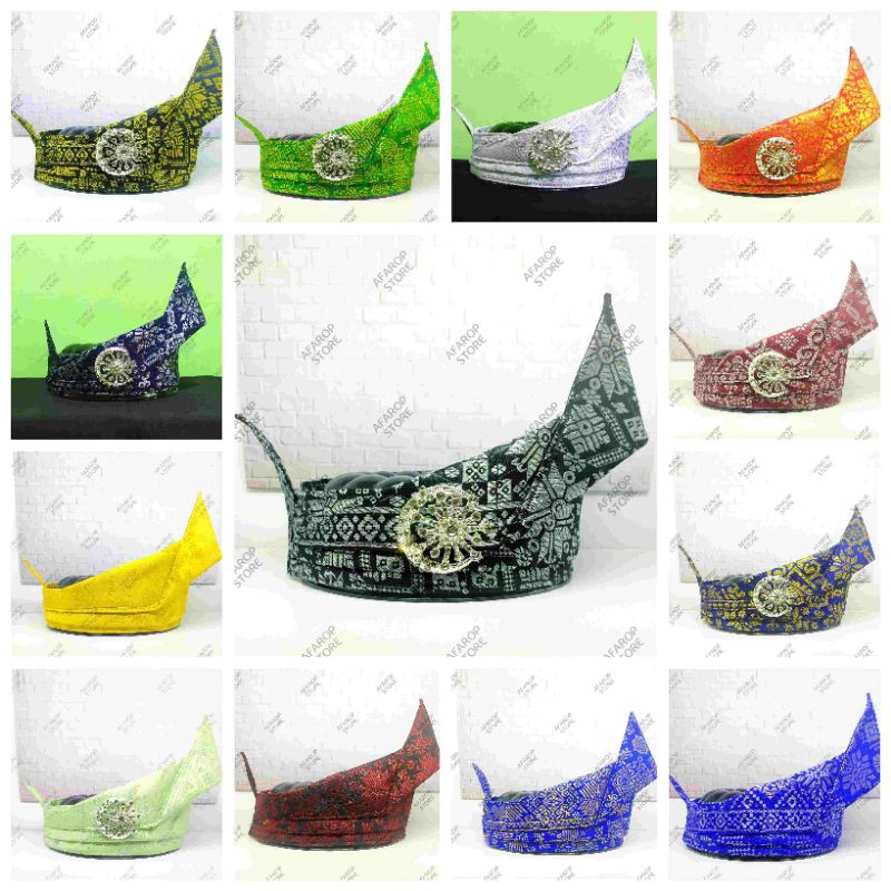 MALAY TANJAK FULL SONGKET PREMIUM PANGIMA TIE MODEL