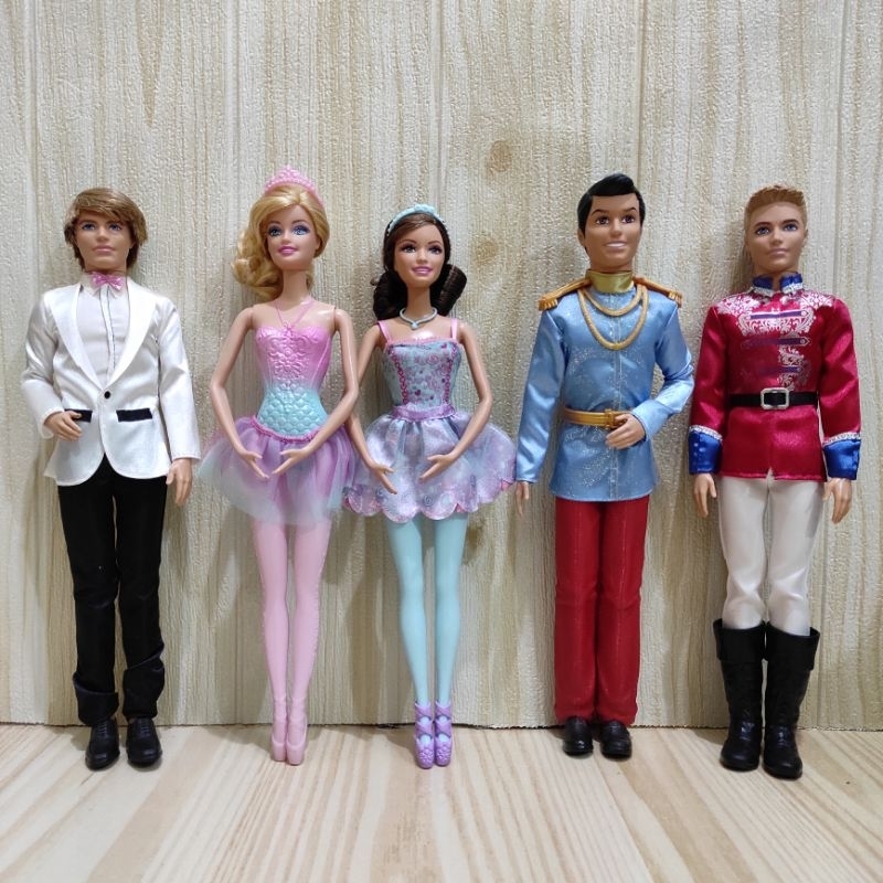 Original Barbie & Ken Bullpack Dolls No Box