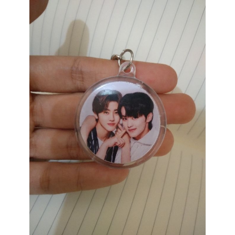 Custom acrylic photo keychain