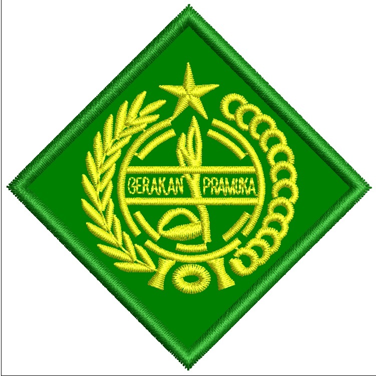 HIJAU Embroidered GREEN COCONUT TUNAS LOGO IN UNITS AND BIG PARTIES