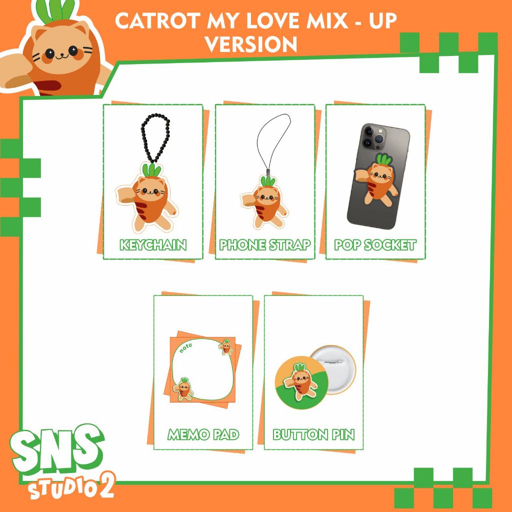 MARCHANDISE GMM FANDAY - CATROT MY LOVE MIX - UP (GEMINI FORTH)