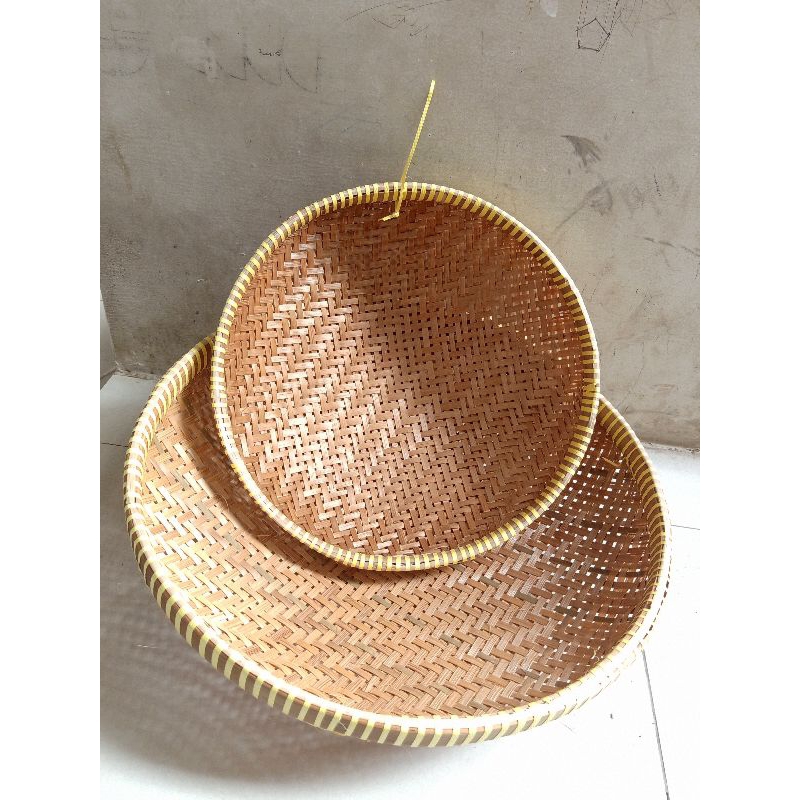 BAMBOO IRIK 35CM 40CM 45CM 50CM BAMBOO STRAIN WOVEN BAMBOO KALO NYIRU WITH HOLES Strainer