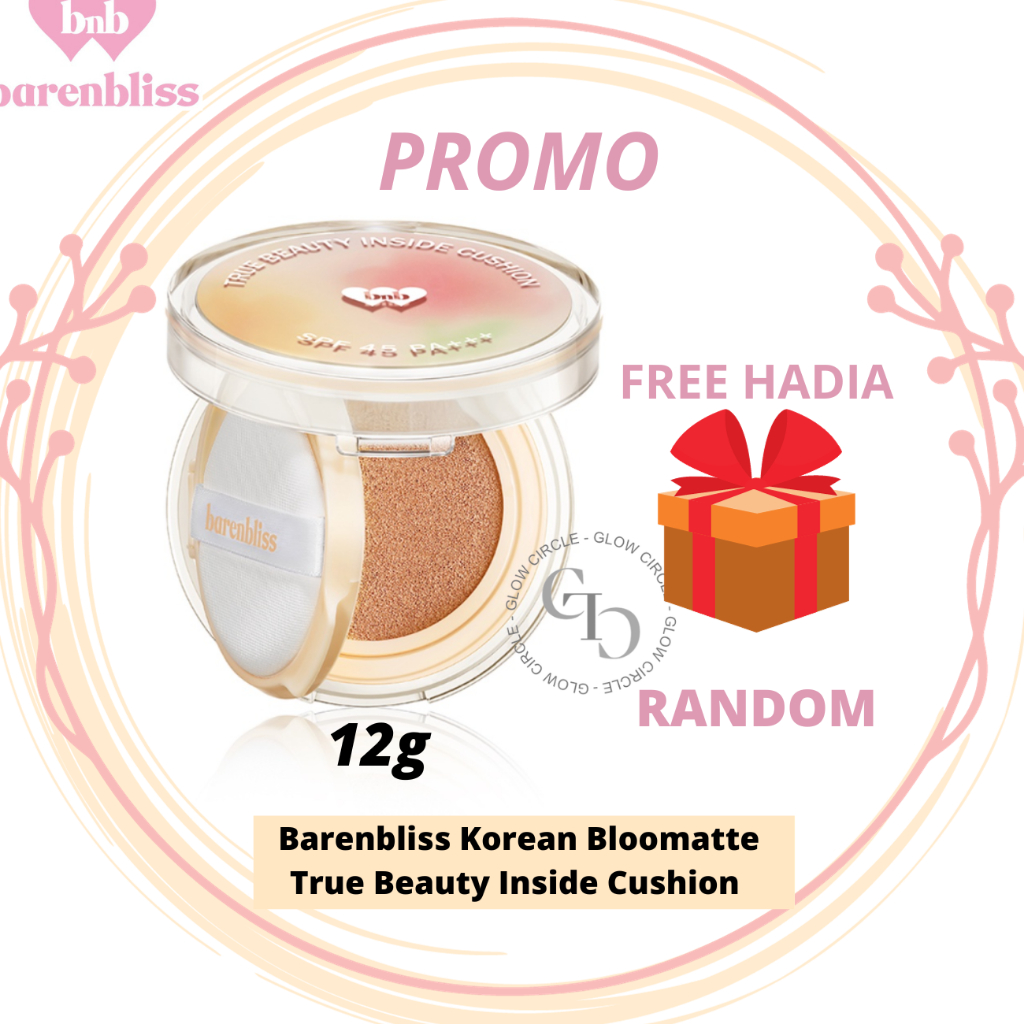 Free GIFT BNB barenbliss Korean Bloomatte True Beauty Inside Cushion「24H Full Coverage」REFILL