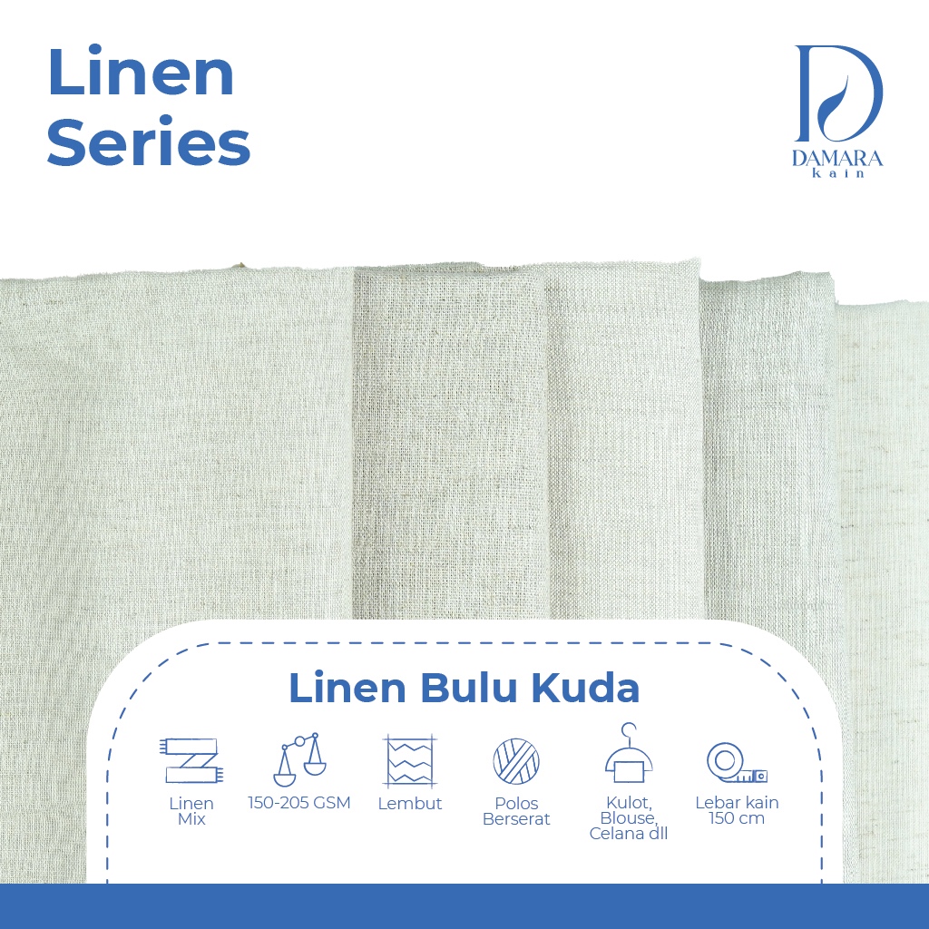 Fashion Sustainable Natural Linen Fabric